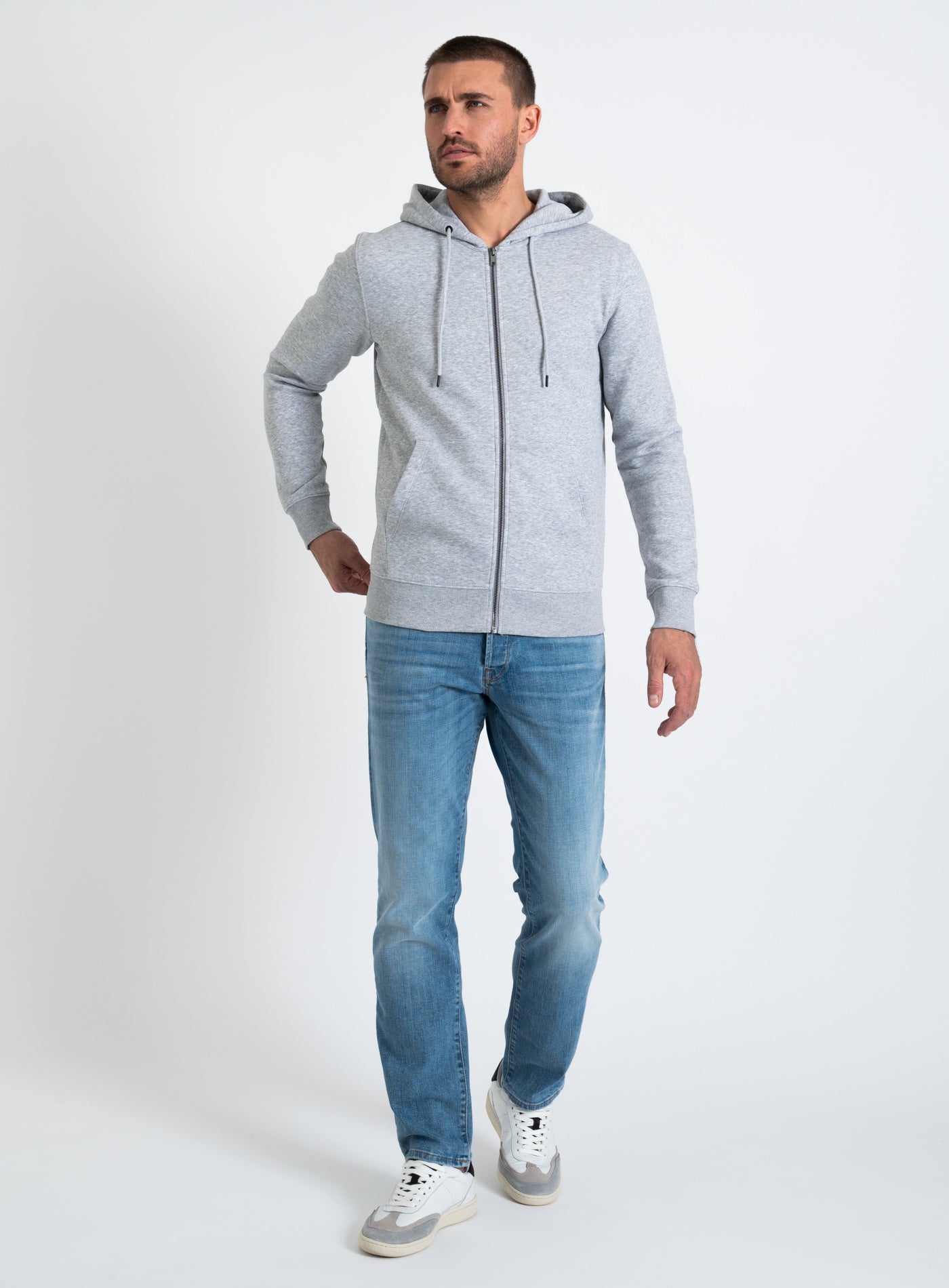 9-STAR BASIC ZIP HOOD 12210830