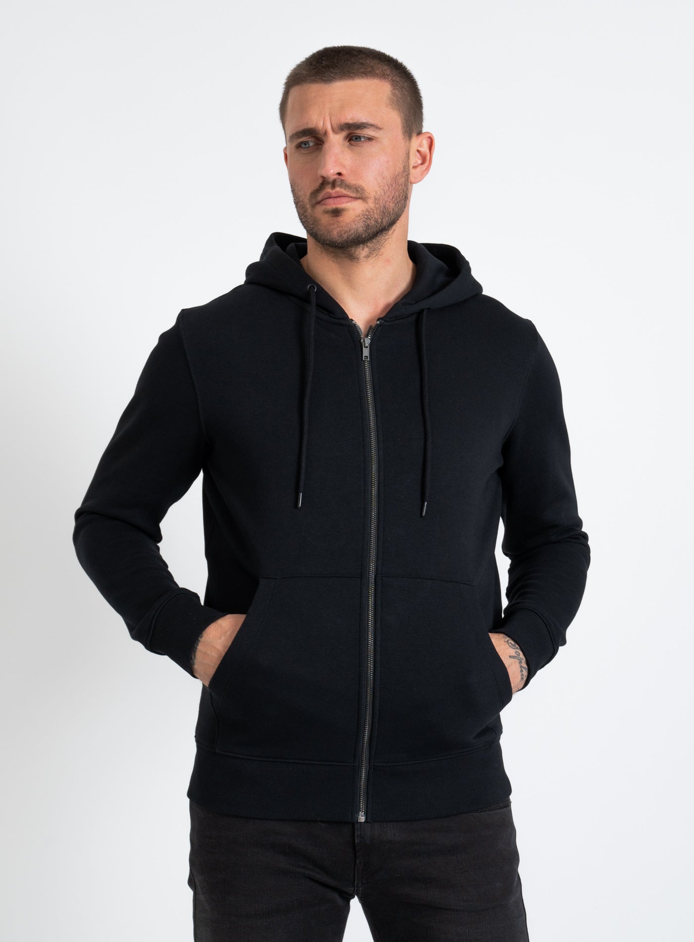 9-STAR BASIC ZIP HOOD 12210830