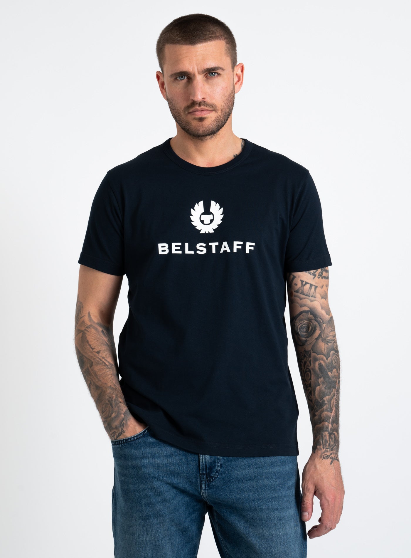 9-104141 BELSTAFF SIGNATURE T-SHIRT