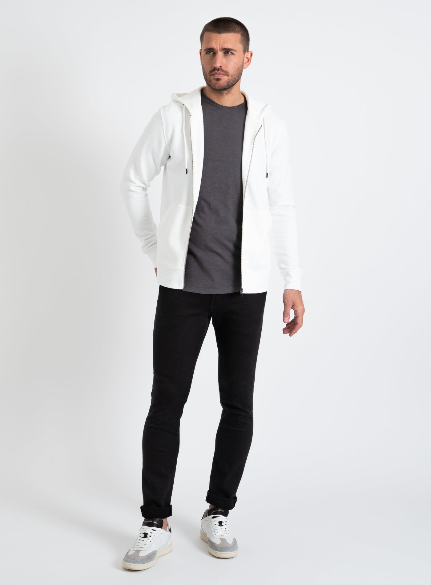 9-STAR BASIC ZIP HOOD 12210830