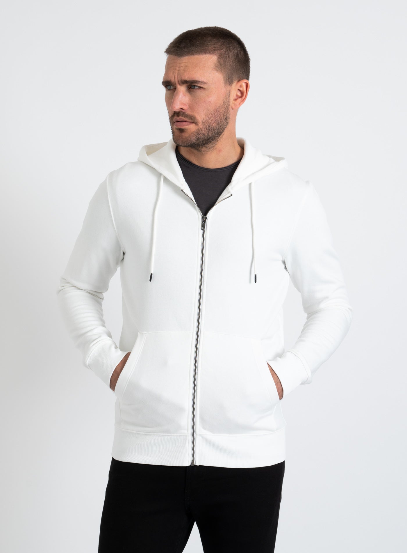 9-STAR BASIC ZIP HOOD 12210830