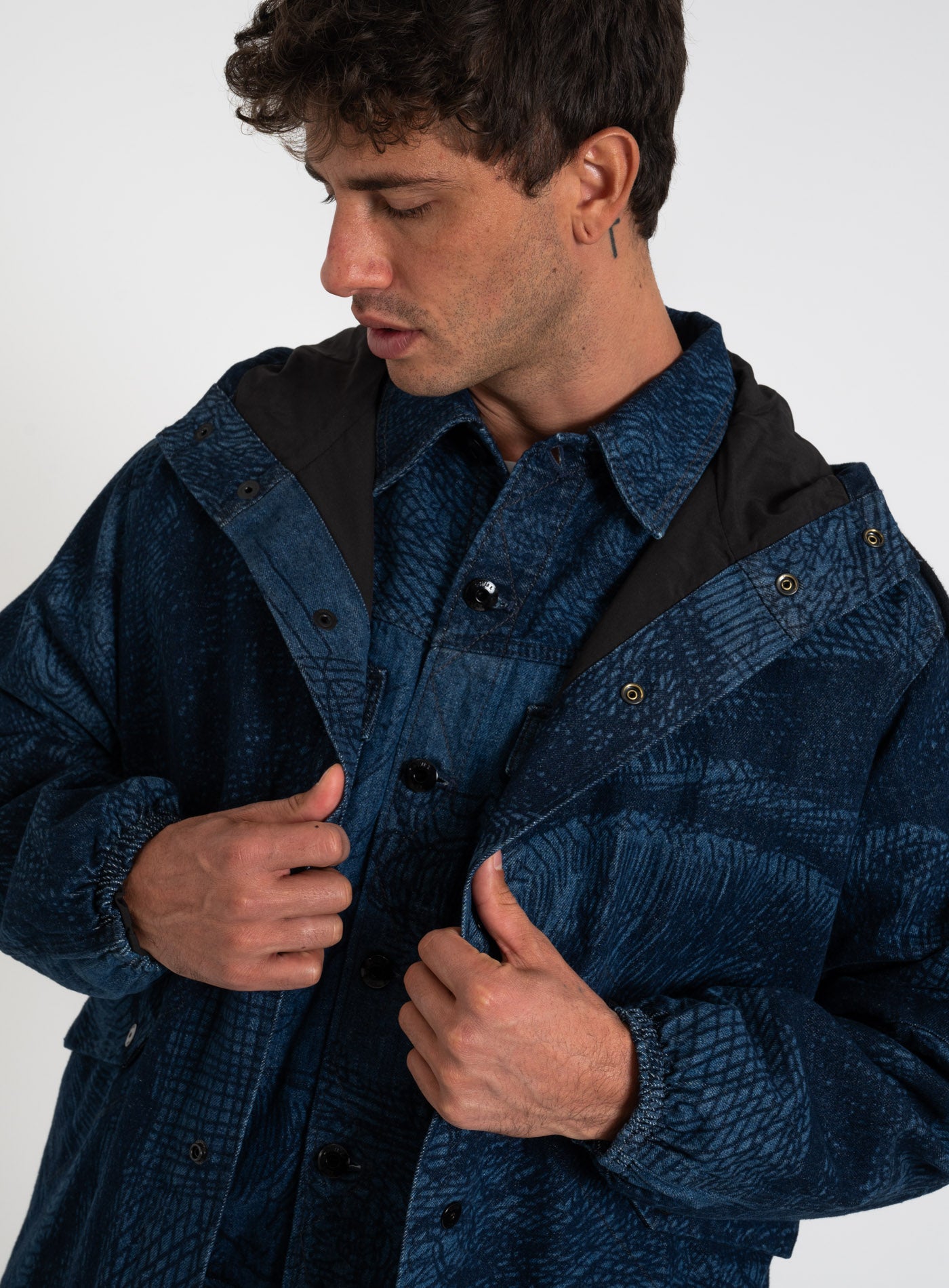 251-DENIM PARKA D26399-D317