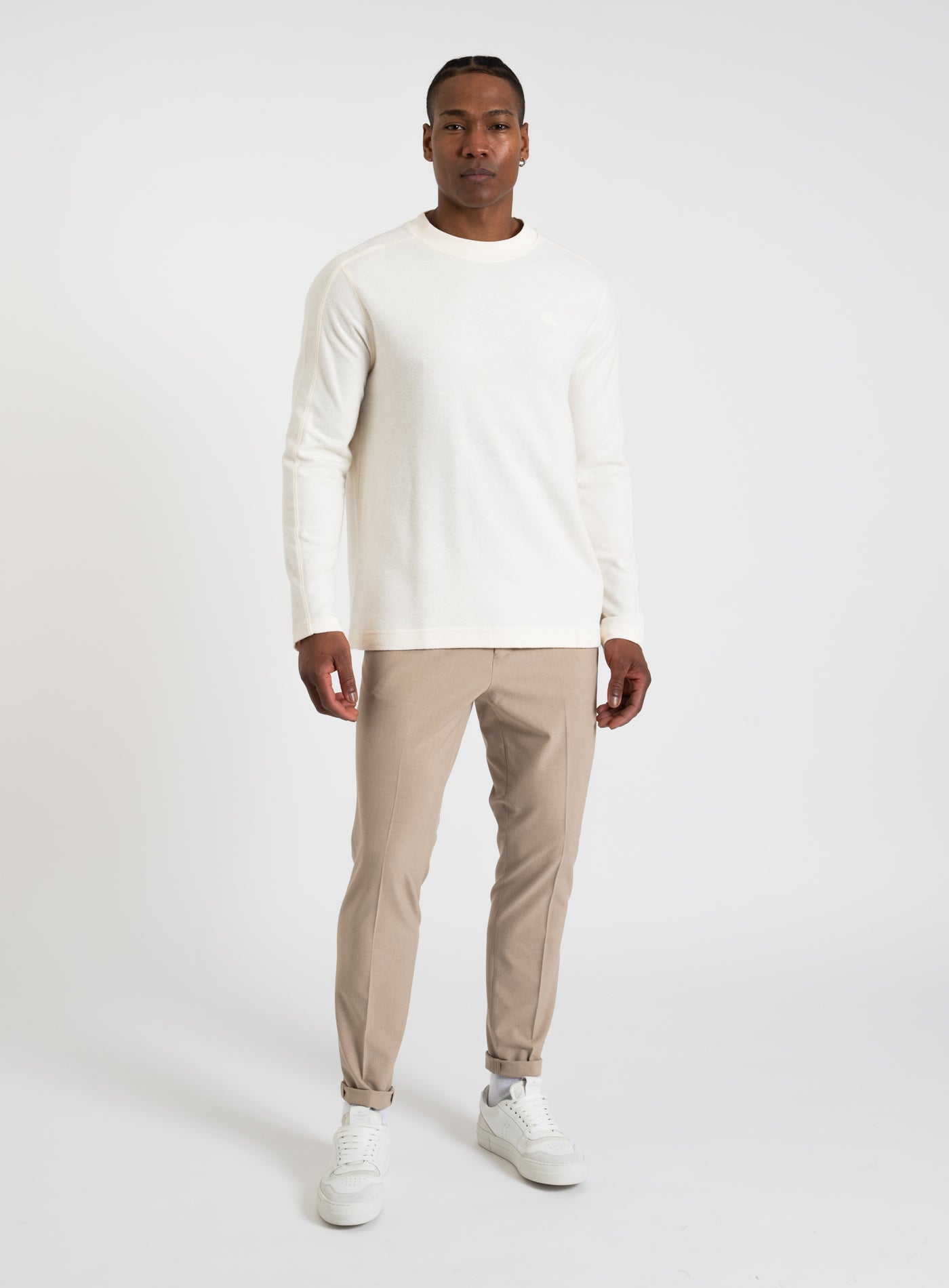 251-J30J326751 BRUSHED RIB LS TEE