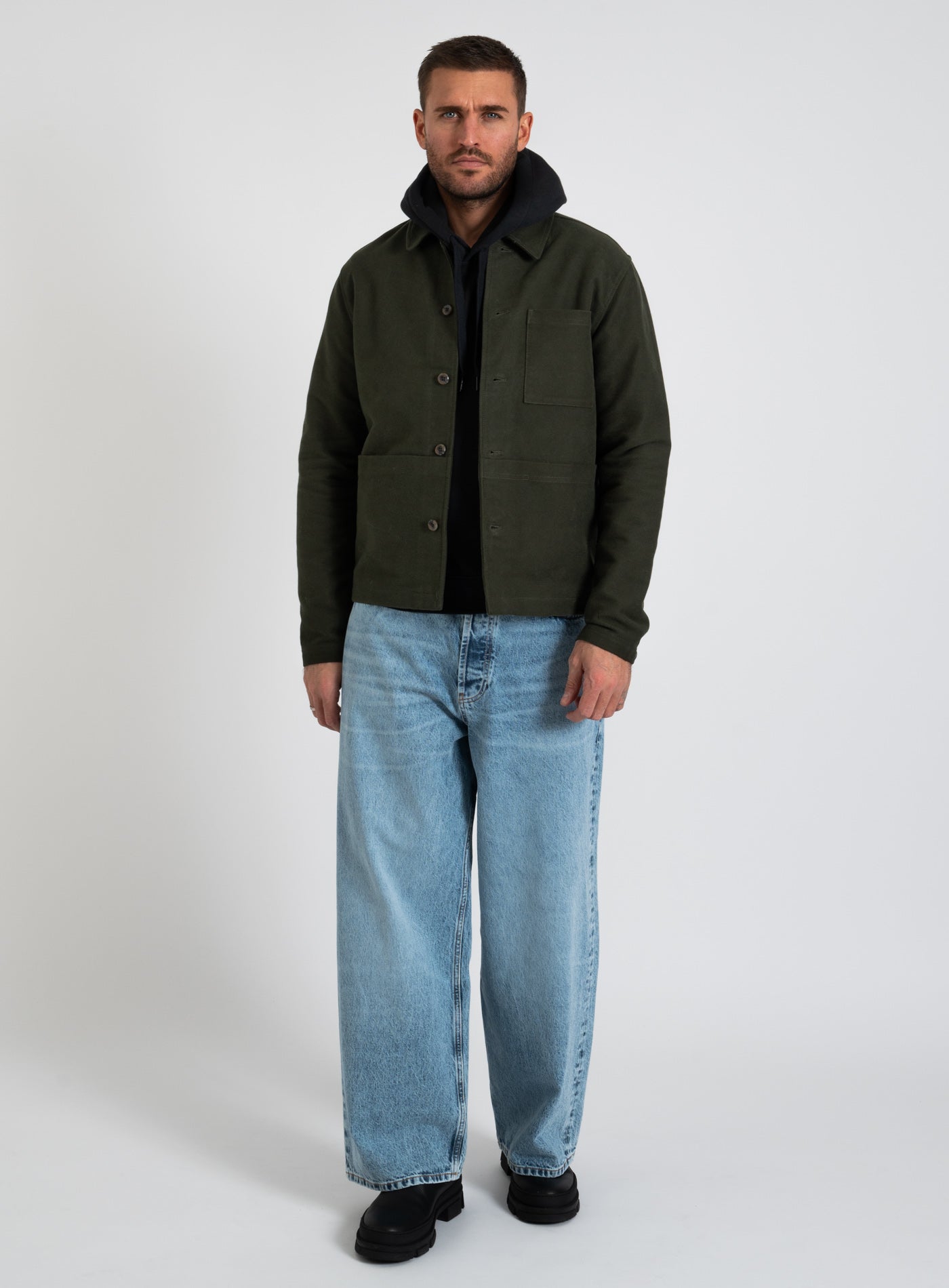 251-JOURNEY PEACHED OVERSHIRT LDM640116