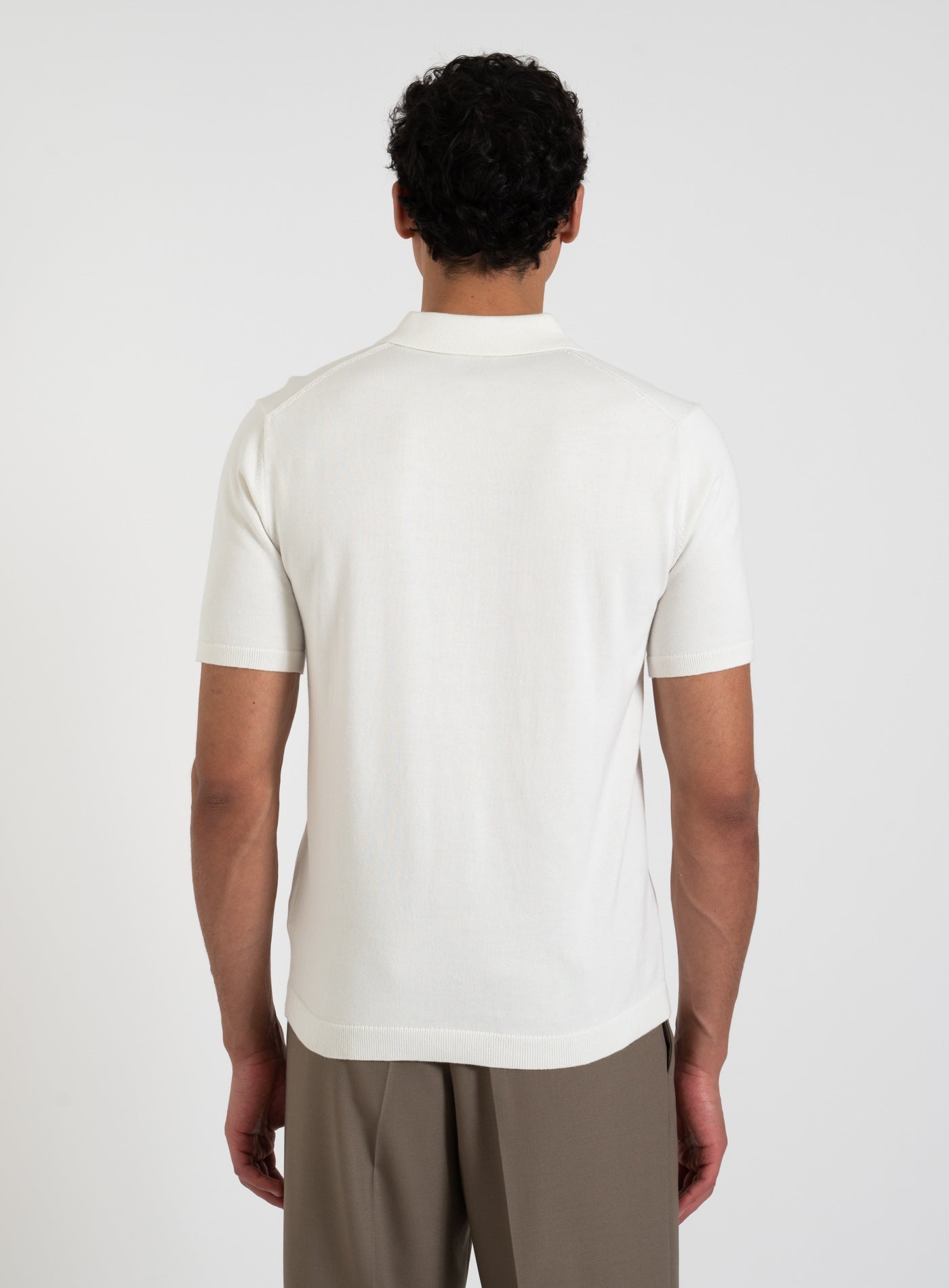251-K10K114476 KNITTED SUPIMA COTTON POLO S/S