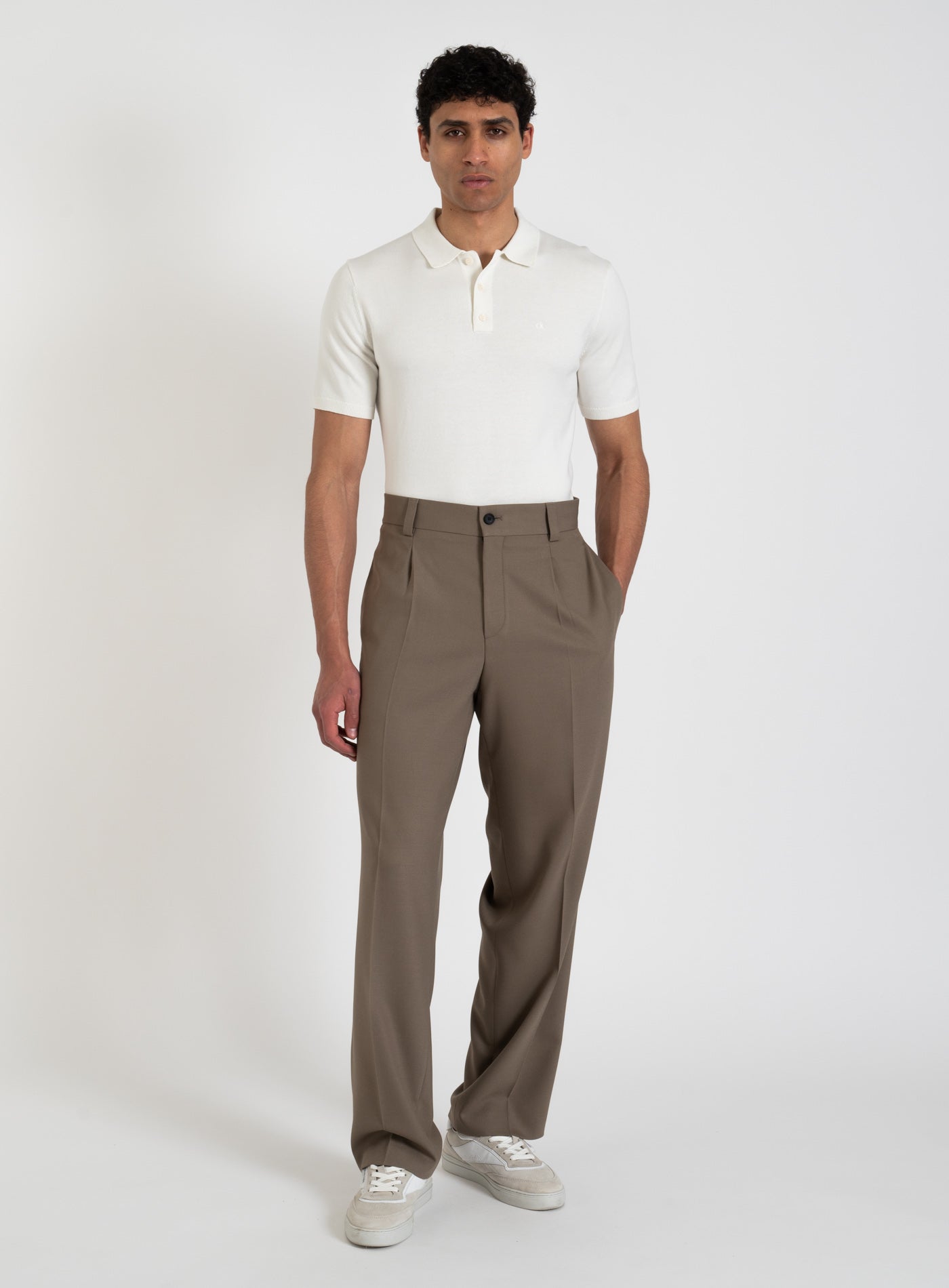 251-K10K114476 KNITTED SUPIMA COTTON POLO S/S