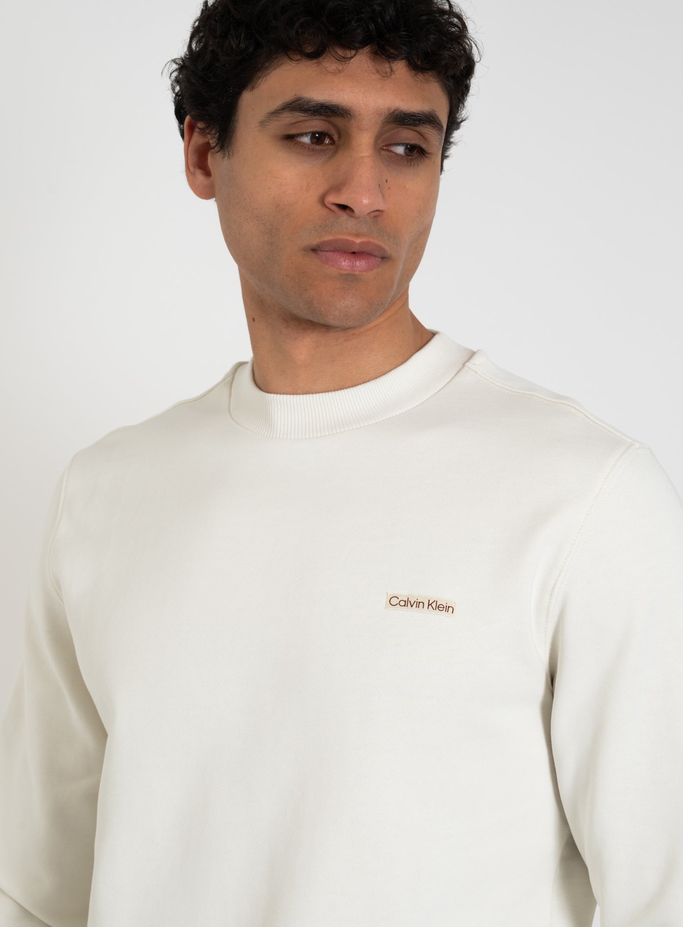 251-J30J327530 CALVIN KLEIN LABEL CREWNECK