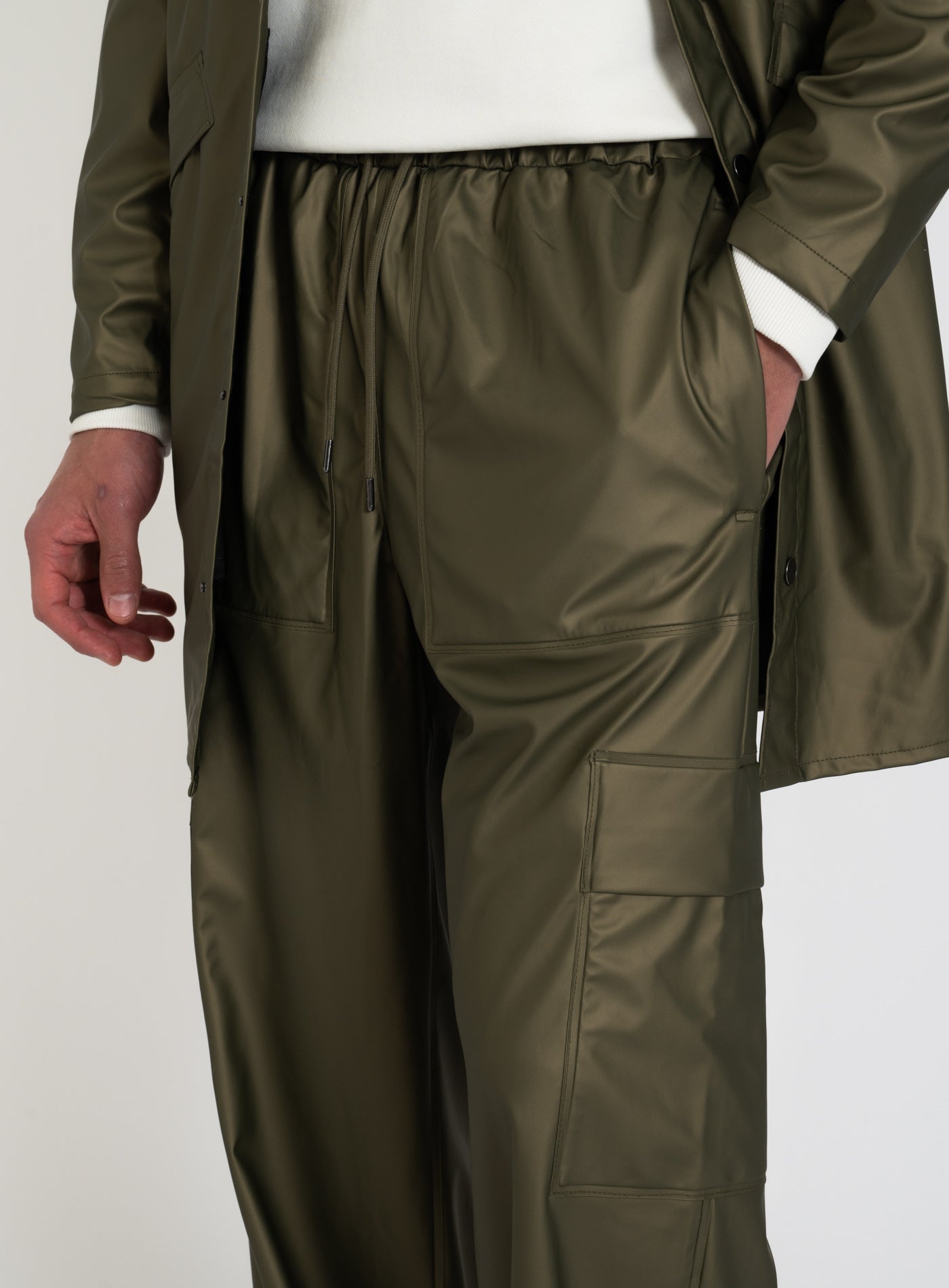 251-18990 CARGO RAIN PANTS WIDE W3