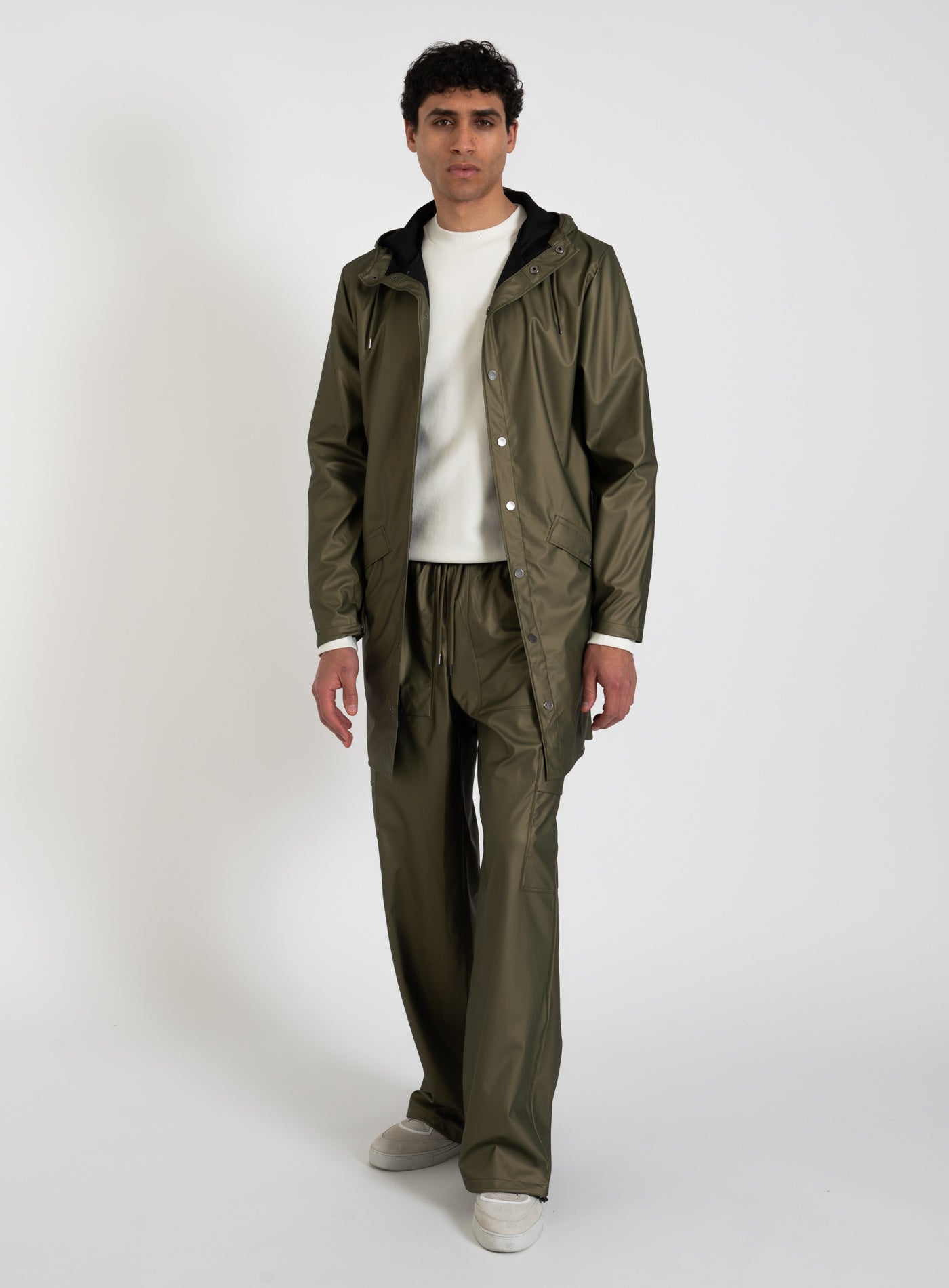 251-18990 CARGO RAIN PANTS WIDE W3
