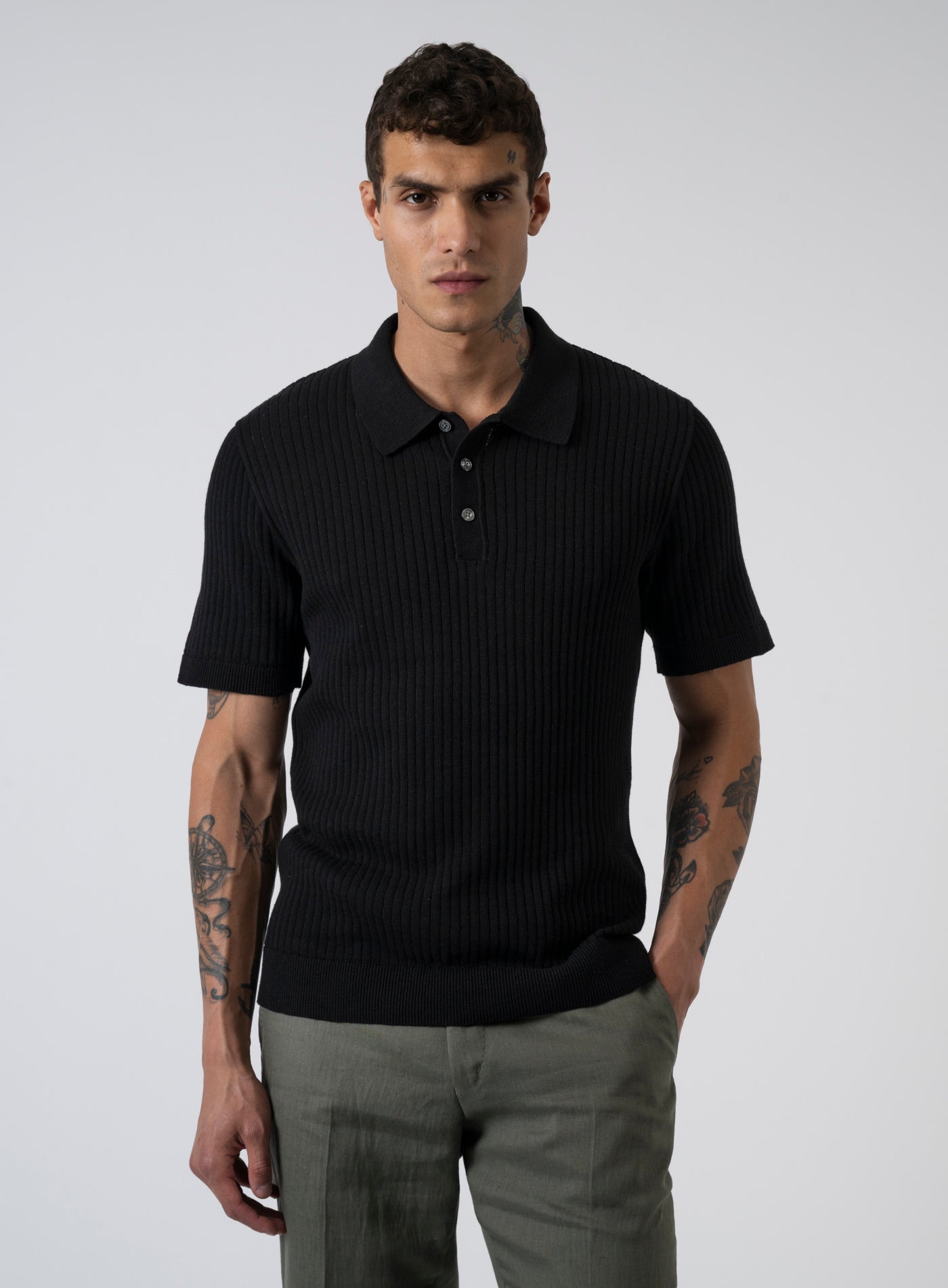 251-BLAKIAN KNIT STRUCTURE POLO 122711457