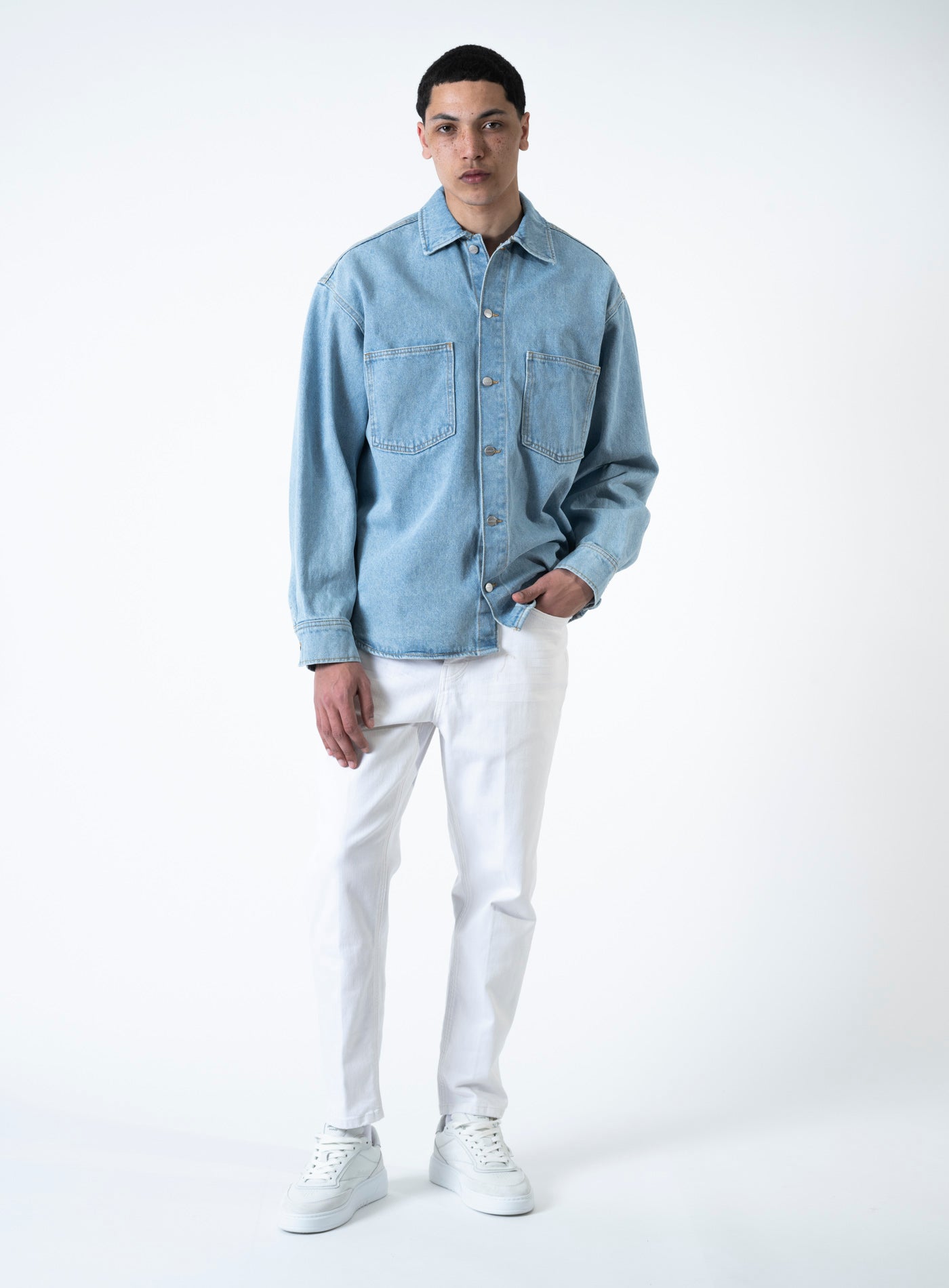 251-HENRY DENIM OBERSHIRT LS 12271059