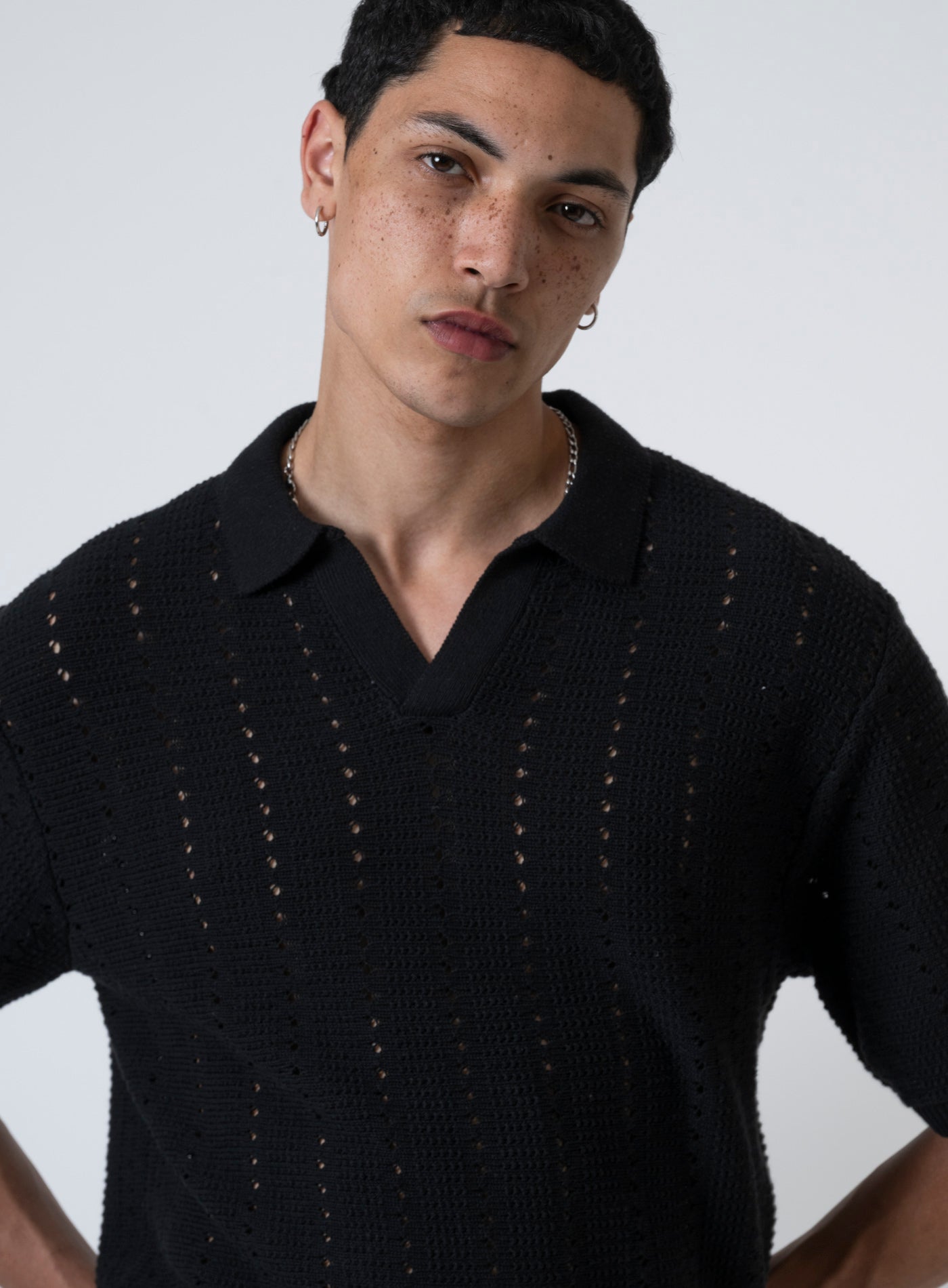 251-PAROS KNIT EASTERS CROCHET POLO 12272562
