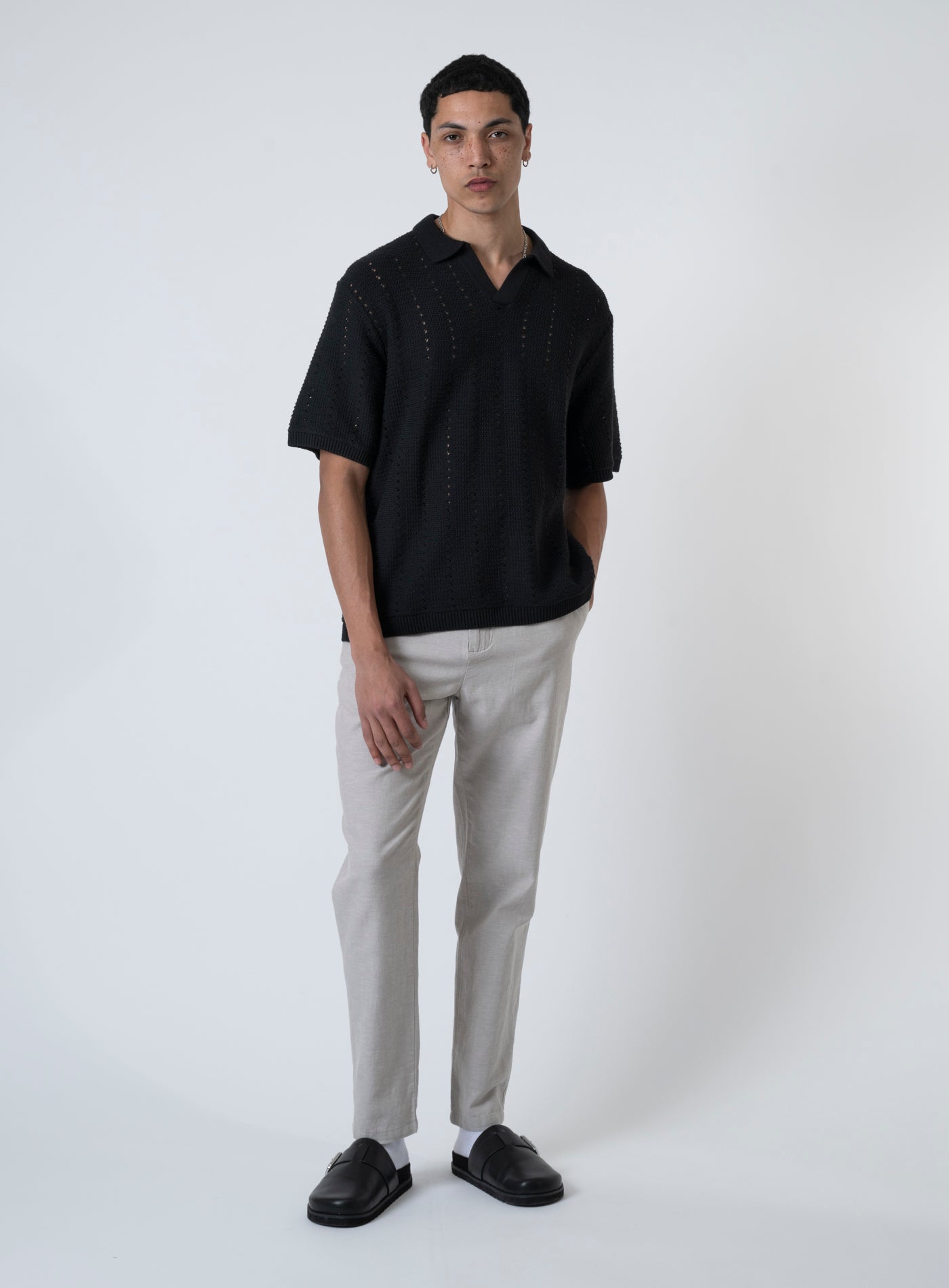 251-PAROS KNIT EASTERS CROCHET POLO 12272562