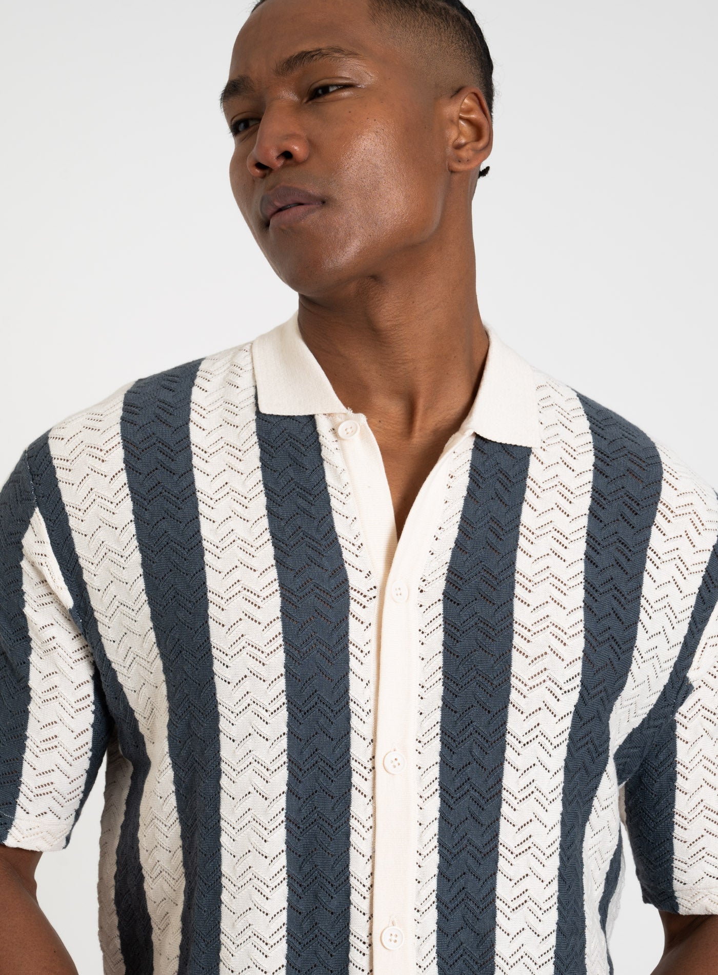 251-TYLER KNIT SS POLO SN 12272863