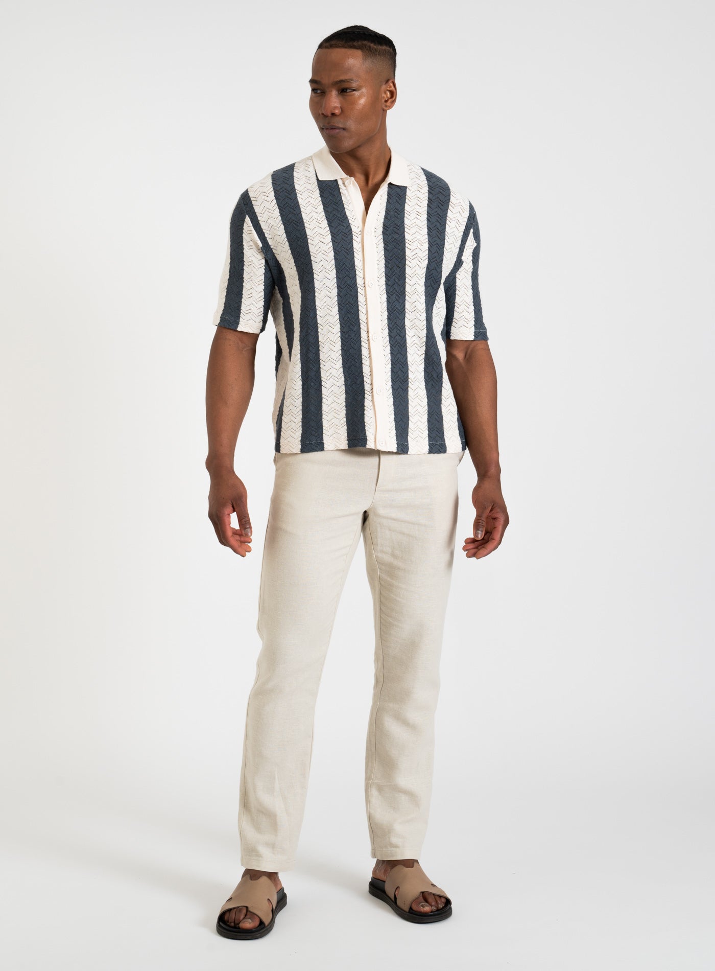 251-TYLER KNIT SS POLO SN 12272863
