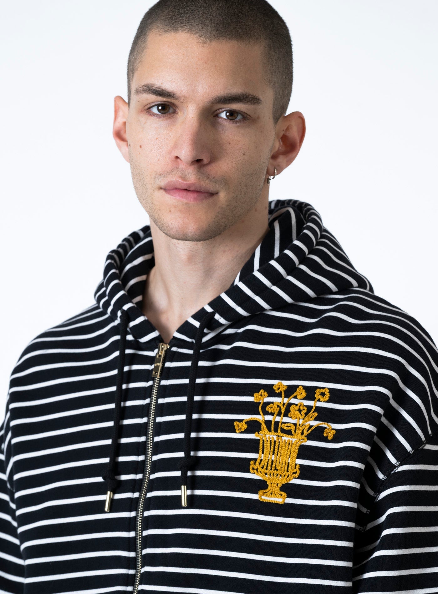 251-4251-2103 VASO STRIPED ZIP HOODY