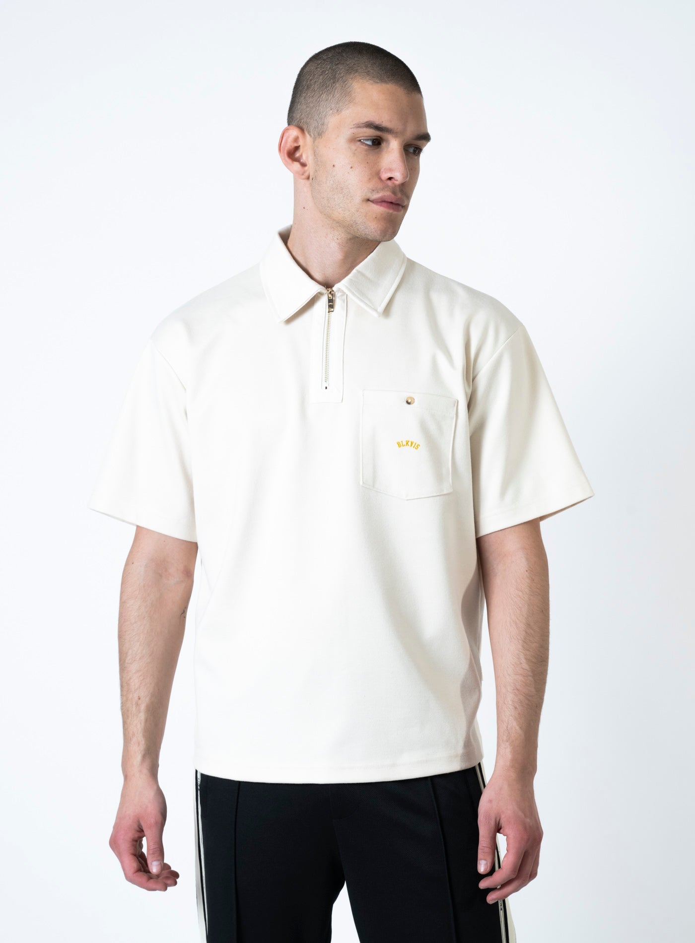 251-4251-2603 WAFFLE KNIT POLO
