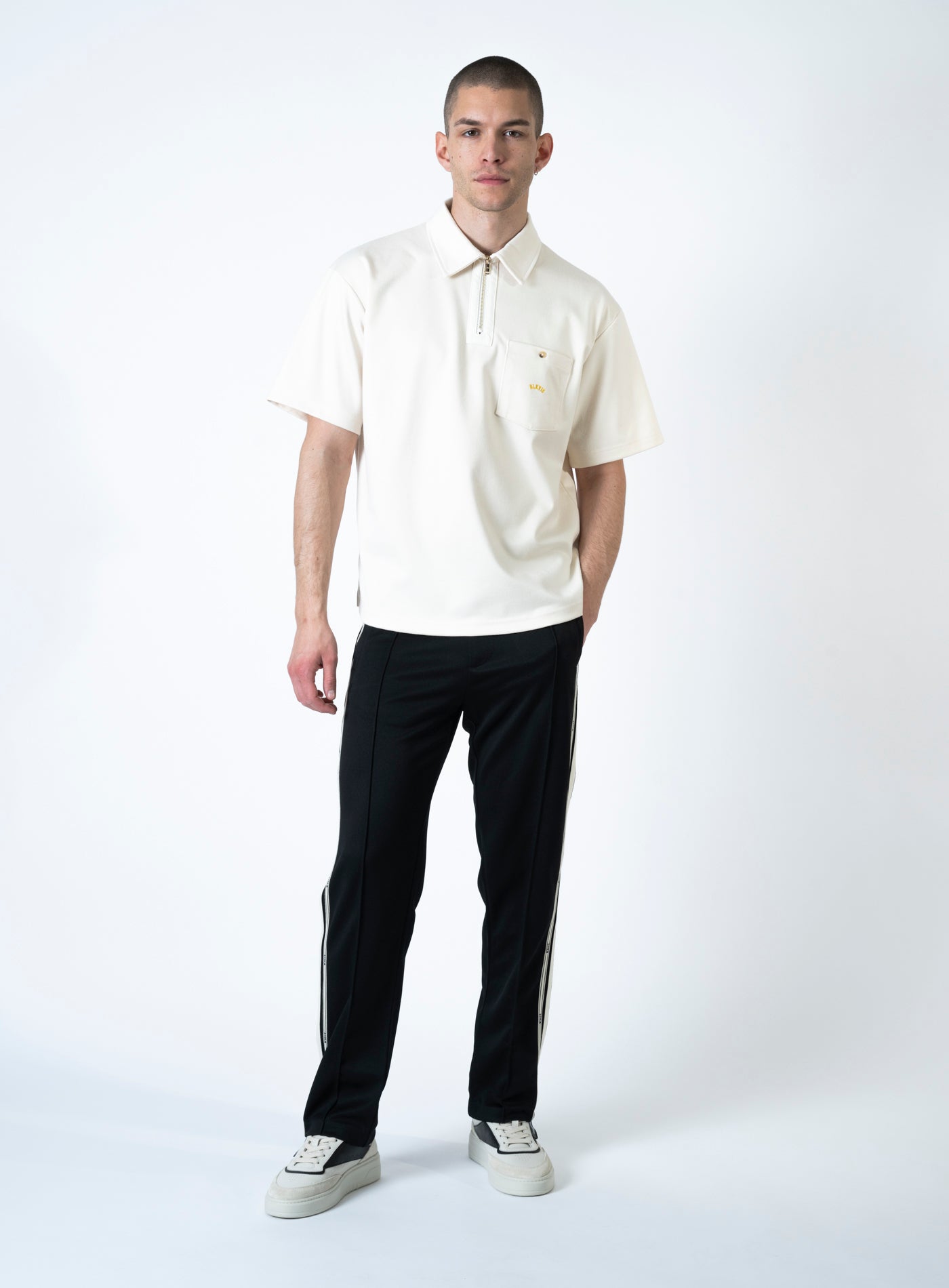 251-4251-2603 WAFFLE KNIT POLO