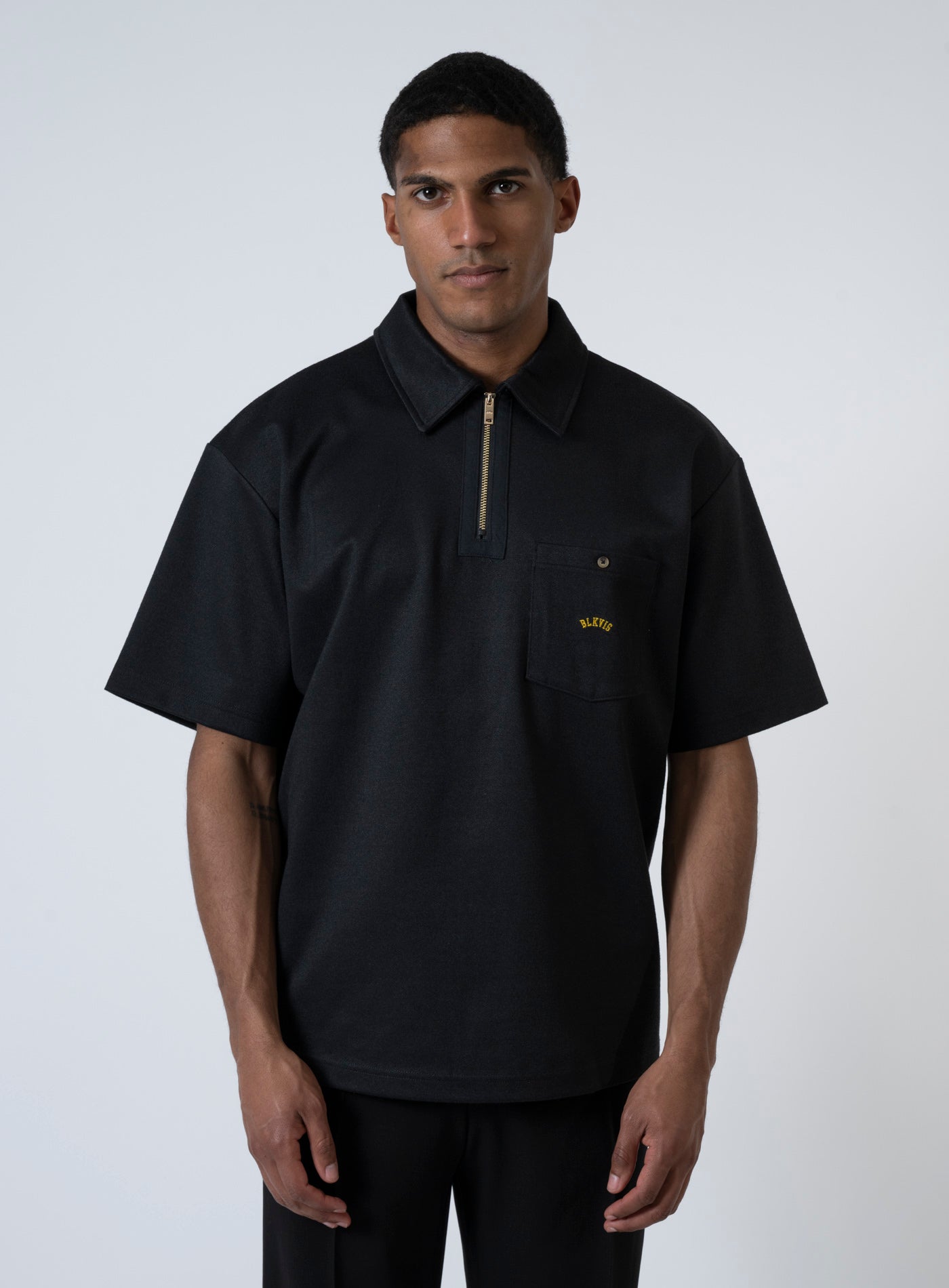 251-4251-2603 WAFFLE KNIT POLO